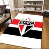 Sao Paulo FC3 Flannel Pattern Square Carpet,Area Rug,Carpet Rug for Living Room Bedroom Sofa Playroom Decor,Non-slip Floor Mat