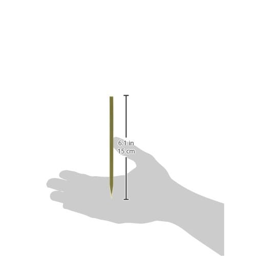 Yamashita Craft Flat Skewers, Regular Size, 15cm, 100 Skewers Per Bag, Product Code: 39217001