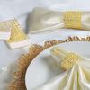 STRASSED NAPKIN HOLDER FOR HOLIDAYS WEDDING DINNERS NAPKIN HOLDER Fabric Napkin Holder Cloth Napkin Ring