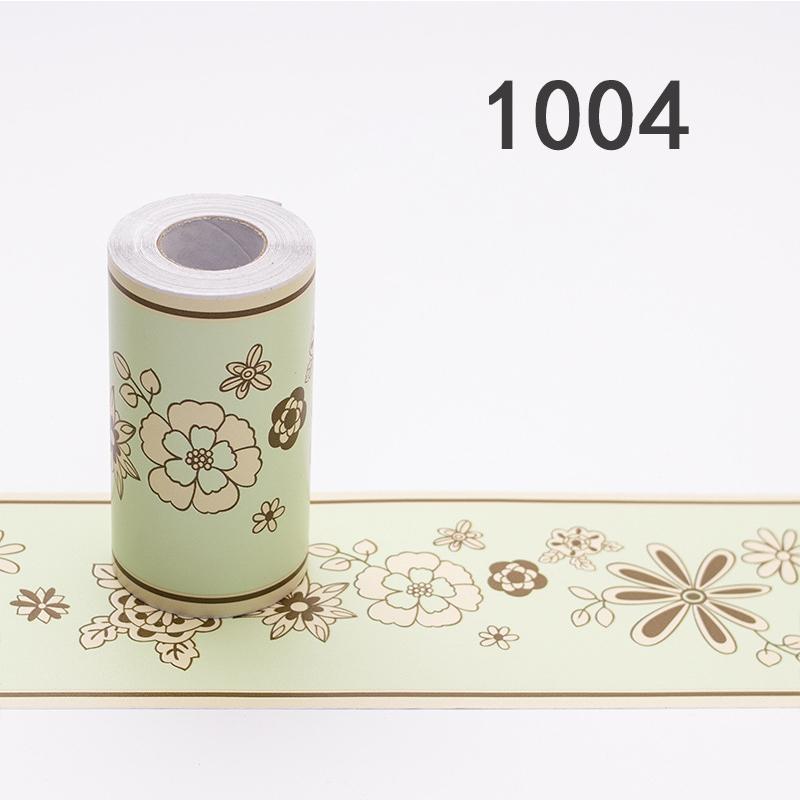 10Meters Kid Room Baseboard Wallpaper Kitchen Bathroom Waterproof Waist Line Tile Stickers Self-Adhesive Cartoon Wall Decoration
