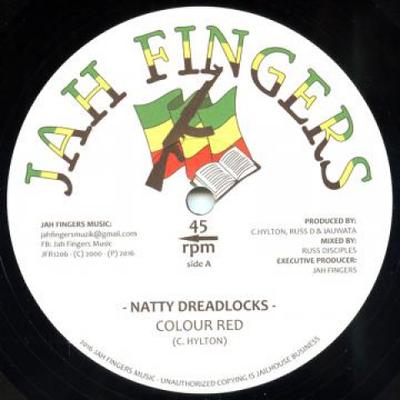 12inch Record COLOUR RED - Natty Dreadlocks Dub I Am On A M JFR1206 Jah Fingers UK 2000 UK Reggae Ska Dub