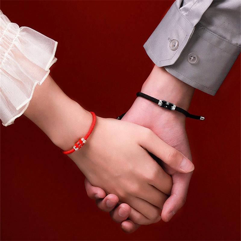 Bracciale Zodiaco In Argento Con Ciondolo Segno - Fatto A Mano In Macramè Nero - Regolabile Con Confezione Regalo