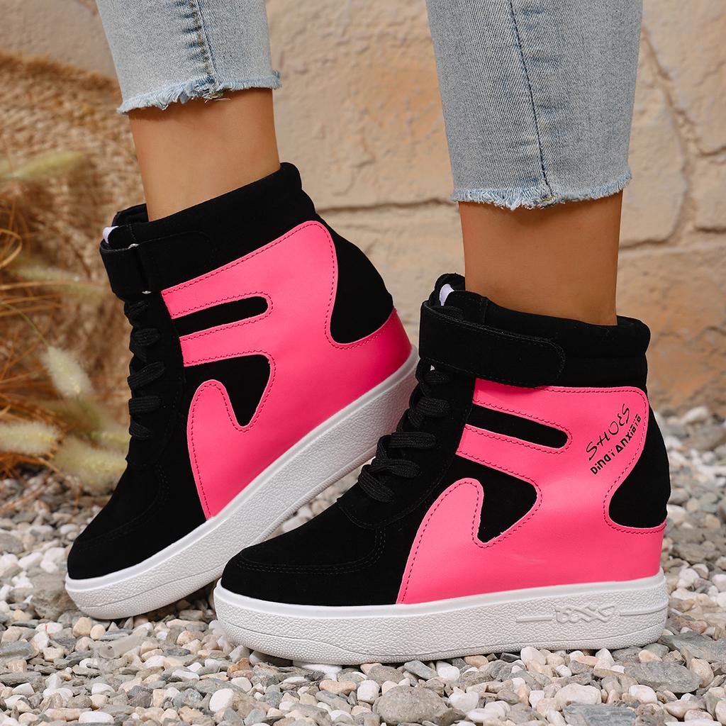 Fashion Women Sneakers 2025 New Style Korean Fashion Thick Bottom Sneakers Women Increased Inner Heel Casual Designer Shoes for Women