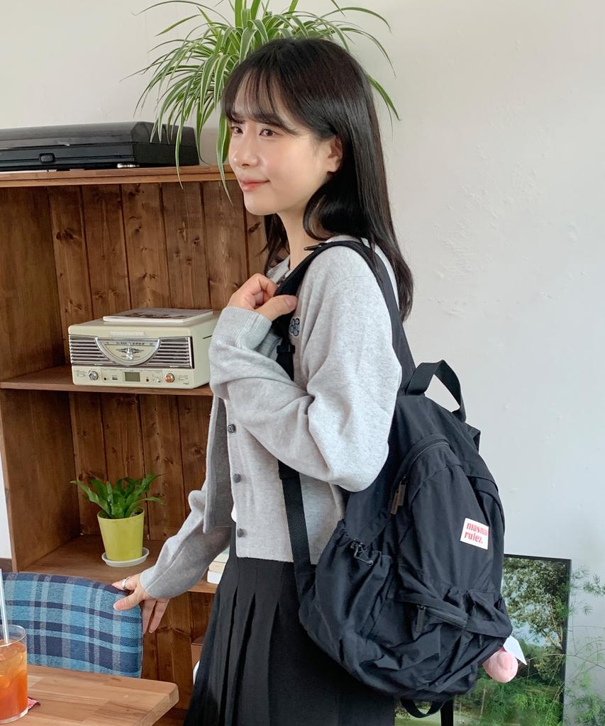 Masmarulez Mini Ver. Two Pocket Daily Backpack_Black