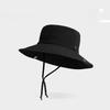 Summer Outdoor Sun Hat With Wide Brim And Solid Color Design Outdoor For