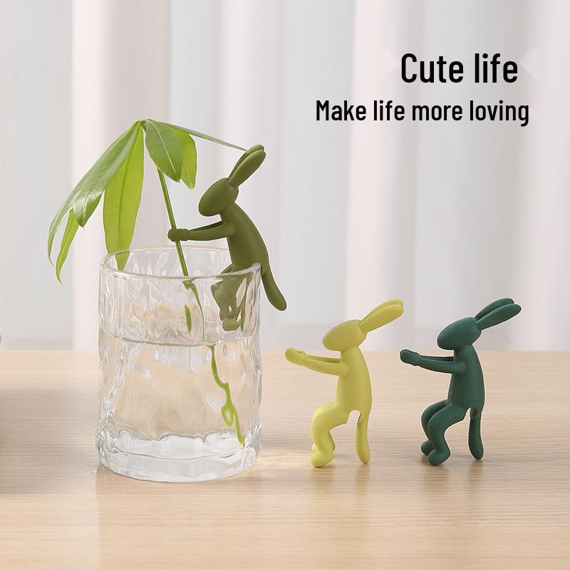 Hydroponic Plant Growth Rabbit Stabilizer & Multi-purpose Flower Pot/Fish Tank Ornament