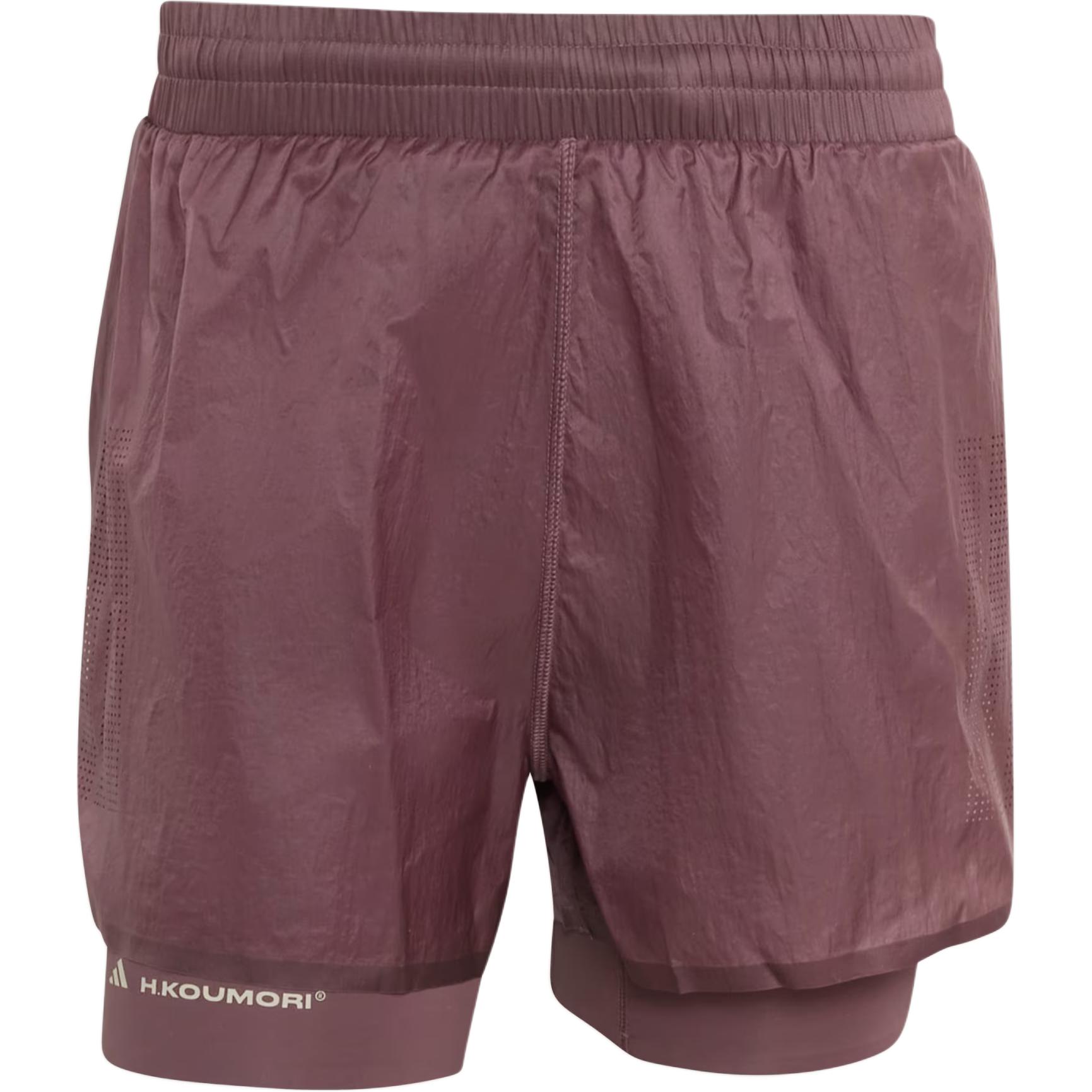 Adidas X H.Koumori ADI365 2 In 1 Mid Rise Drawstring Running Shorts Men shorts KB8431 S