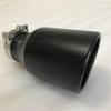 Car Muffler Modified Tail Pipe Stainless Steel Black Large Caliber 115 Universal Tail Throat Matte Car Accessories Exhaust Tips