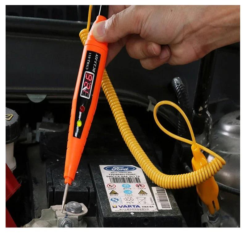 24V 12V Electric Test Pen Probe Control For Car Tester Volt Auto Battery Diagnostic Tools Truck Trailer Motorcycle Accessories