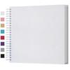 DIY Anniversary Scrapbook Photo Album Thick Paper Memory Book with 80 Pages Spirals Binding for Handmade Craft Projects