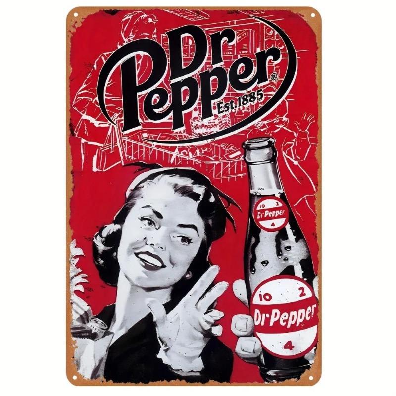 Vintage Coffee Metal Tin Sign Kitchen Bar Decor