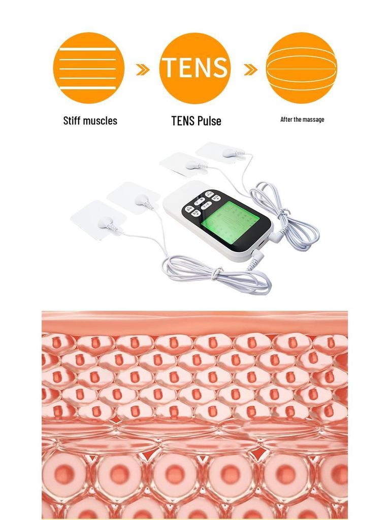 Meridian Therapy Large-Screen EMS Pulse Massager