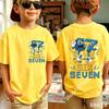 Summer New Children's T-shirt Casual Fashion Kids Clothing 67 Six Seven Cute Print Trendy Boys Girls Y2k Short Sleeve Tees Tops