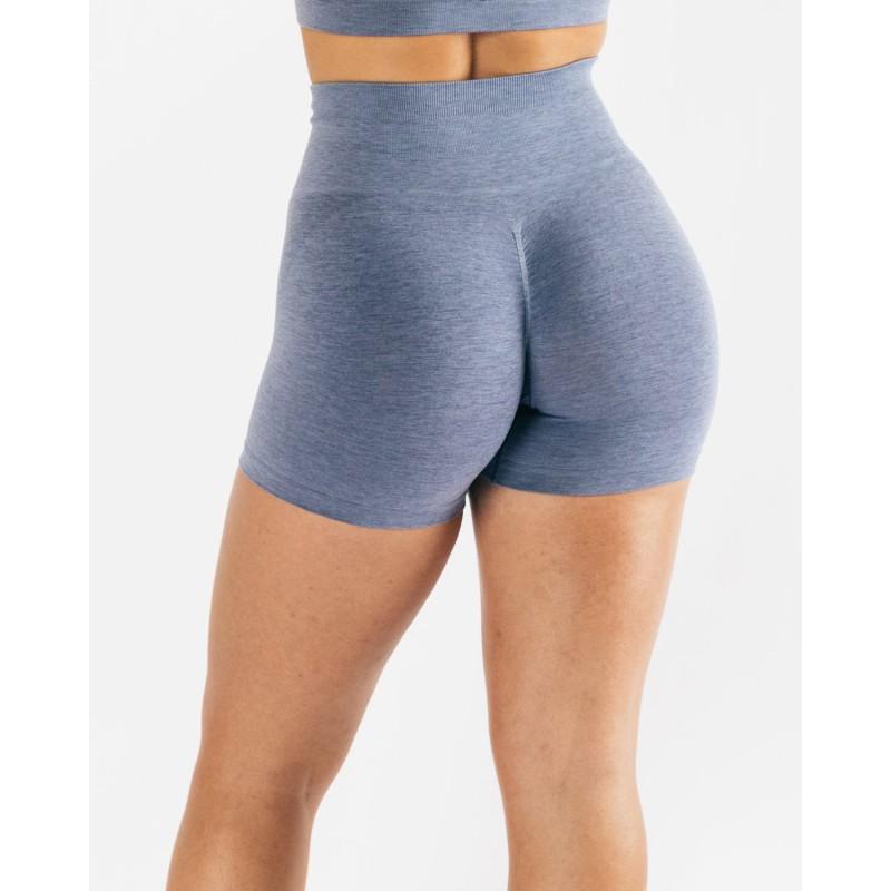 Seamless Side Jacquard Yoga Shorts Women Fitness Workout 3/4 Length High Waist Stretch Gym