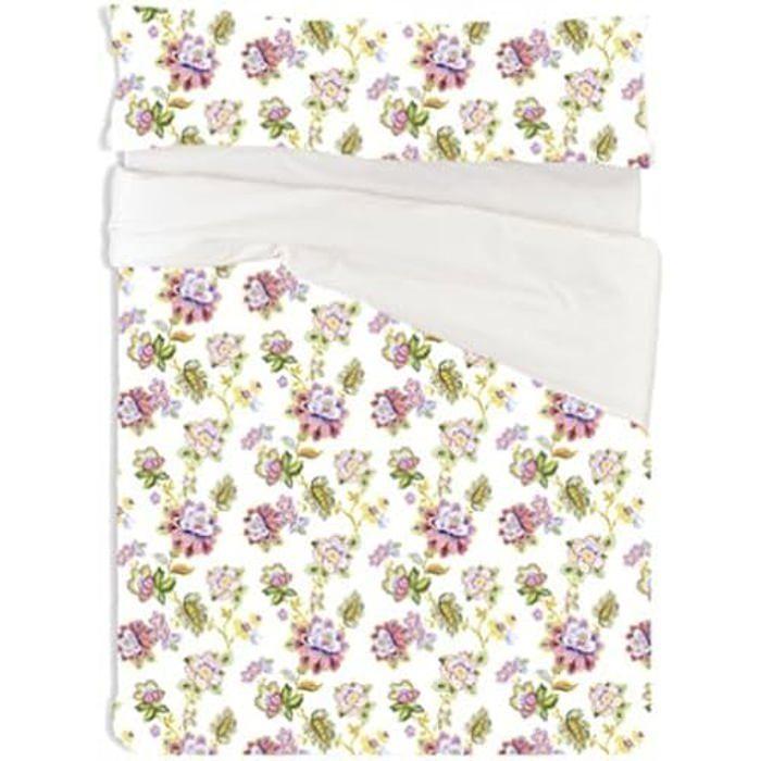 Hosteline Shiva Parure de lit 2 pièces pour lit de 135 cm Rose