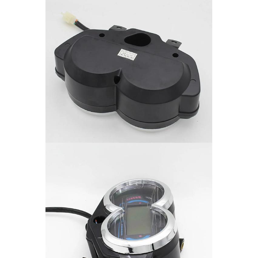 Electric Tricycle Instrument LCD Speed and Electricity Display 60v72v Instrument Odometer