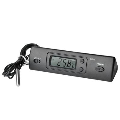 Yixue -1 Car LCD Display C/F Clock Temperature Sensor Controller Indoor Outdoor Thermostat with Probe
