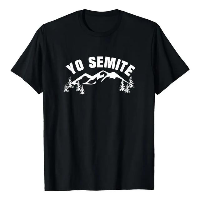 Camiseta Yo Semite Mountain Nature Trees L