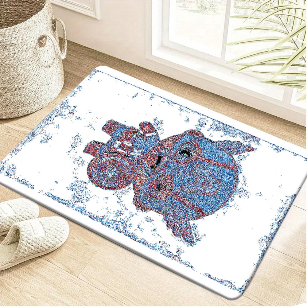 1pc Flannel Rug Marvel Superheroes Bathroom Mat, Multiple Sizes, Multi-functional for Daily Use, Suitable for Bathroom, Entran