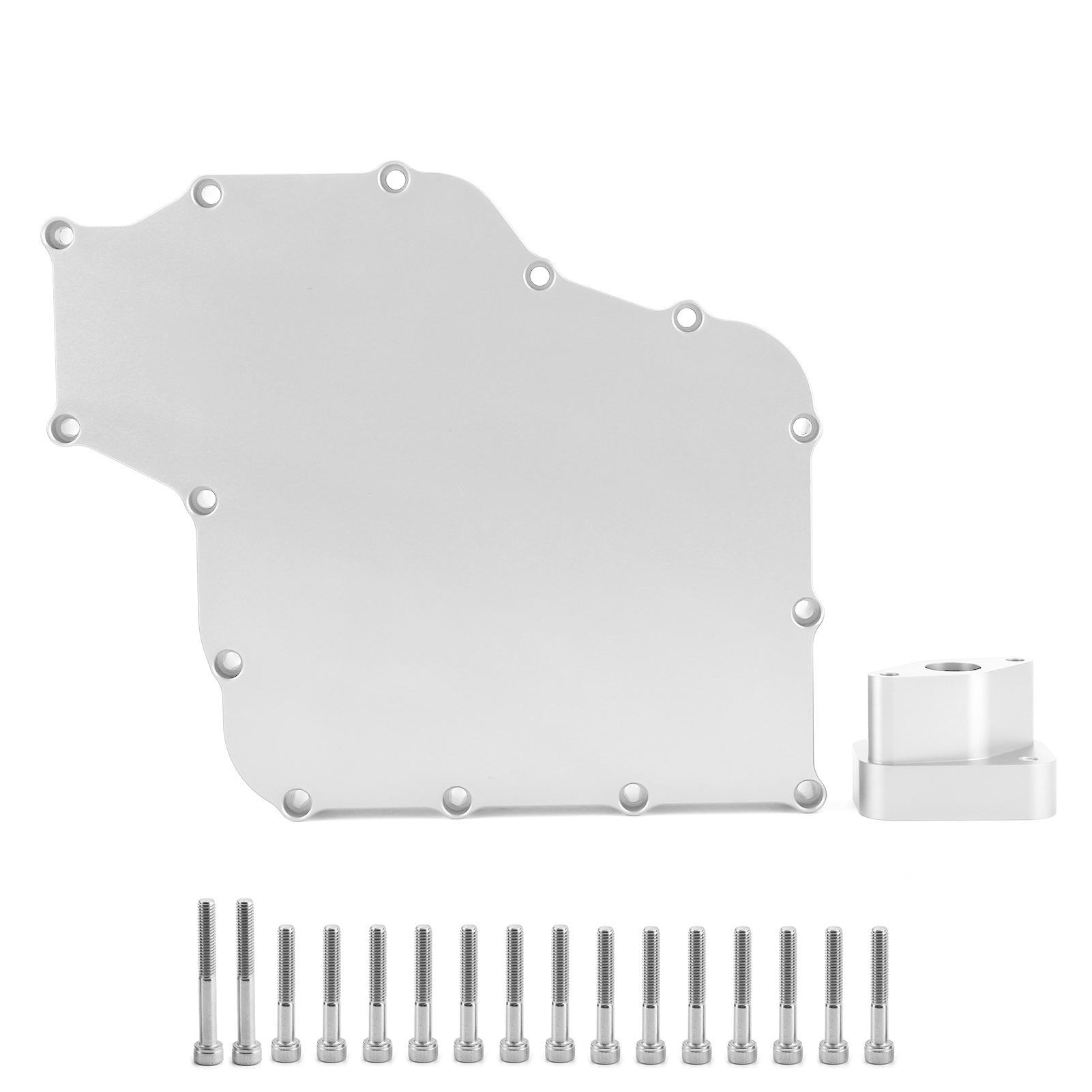 

Motorcycle Low Section Oil Pan Kit with Screws Aluminium Alloy Fit for Suzuki GSXR 1300 Hayabusa 1999‑2011 срібний