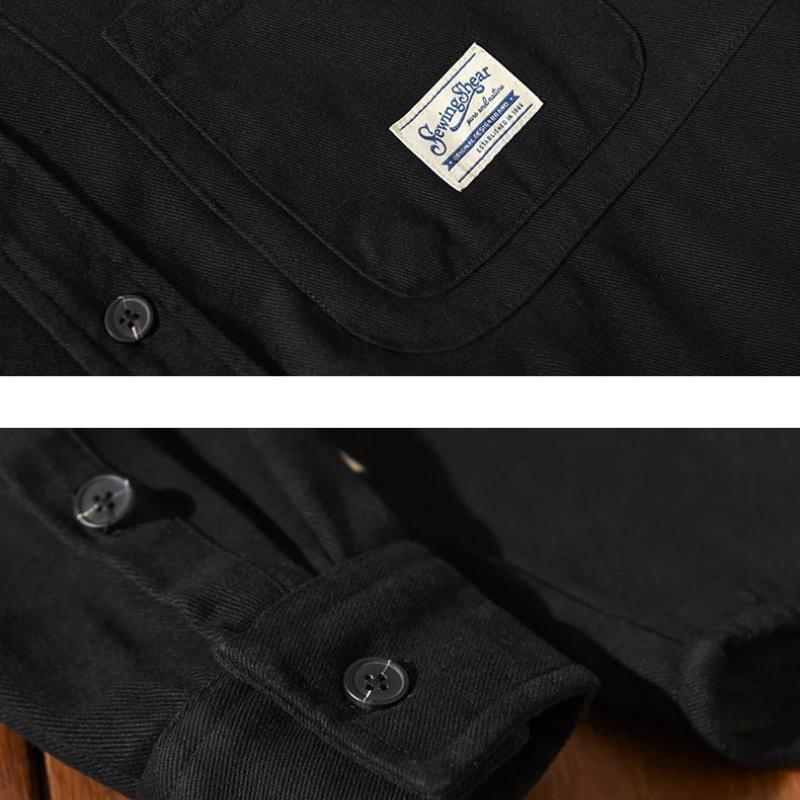 Winter Fashion Men Shirt Casual Thick Warm Long Sleeve Fleece Shirt 4XL Youth Popular Men Clothing Lapel Pocket Loose Cargo Men Tops