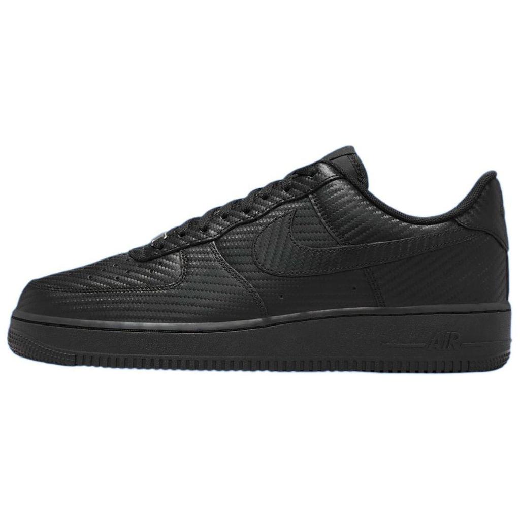 Nike Air Force 1 Low Svarte Karbonfiber Sneakers HF2886-001