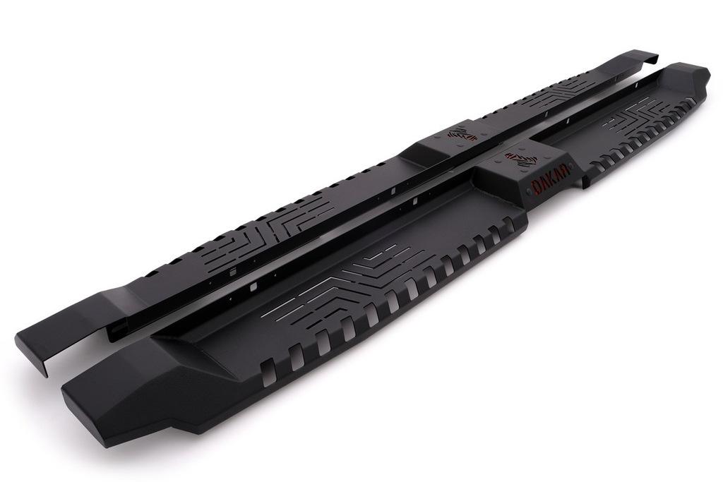 

Боковые пороги Dakar V2 без LED (2 шт, металл) для Toyota Hilux 2015- гг