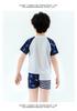 Boys' Dinosaur Two-Piece Swimsuit with Swim Cap for Infants and Toddlers