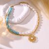 European and American Light Luxury Multi-layer Necklaces, Flower Pendants, Accessories, Fashion Trend Chains