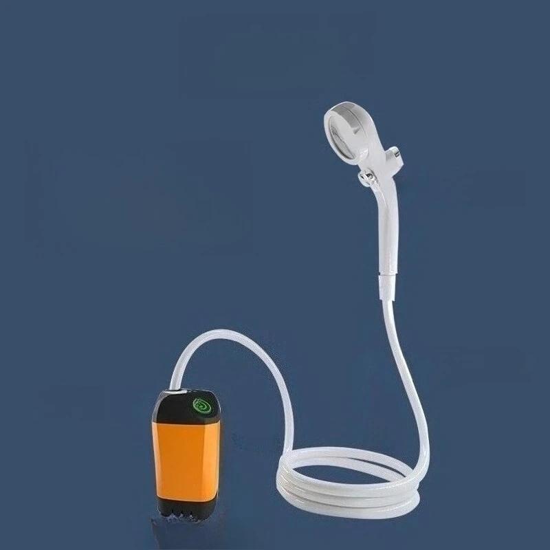 

12V High Flow Camp Shower Camping Car Water Tank Shower With Hand Pump оранжевый