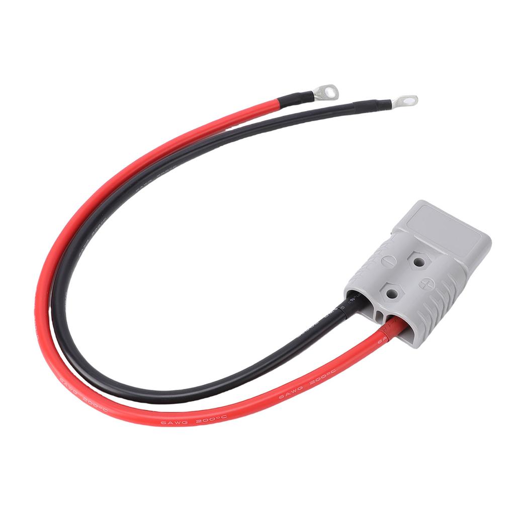 175A Support for   Connector with 6AWG Cable O   Electric Forklift Charging Plug Cable for Carts Trailers Racing Cars