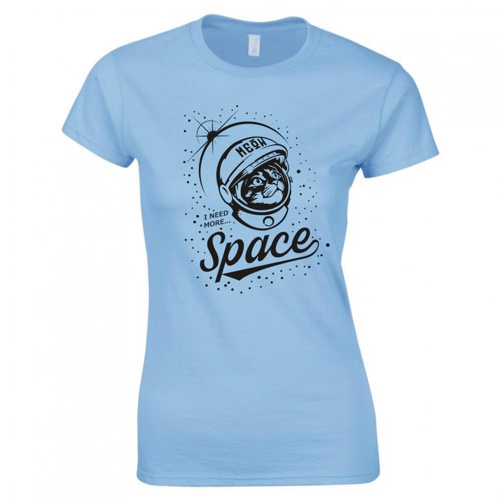 I Need More SpaceCat Ladies TShirt S