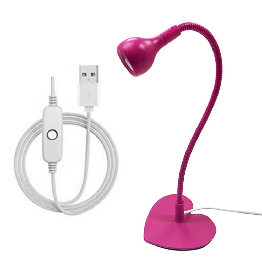 USB Plug In Desktop Nail Light 360 Degree Adjustable Nail Drying Lamp UV LED Nail Lamp Home Use
