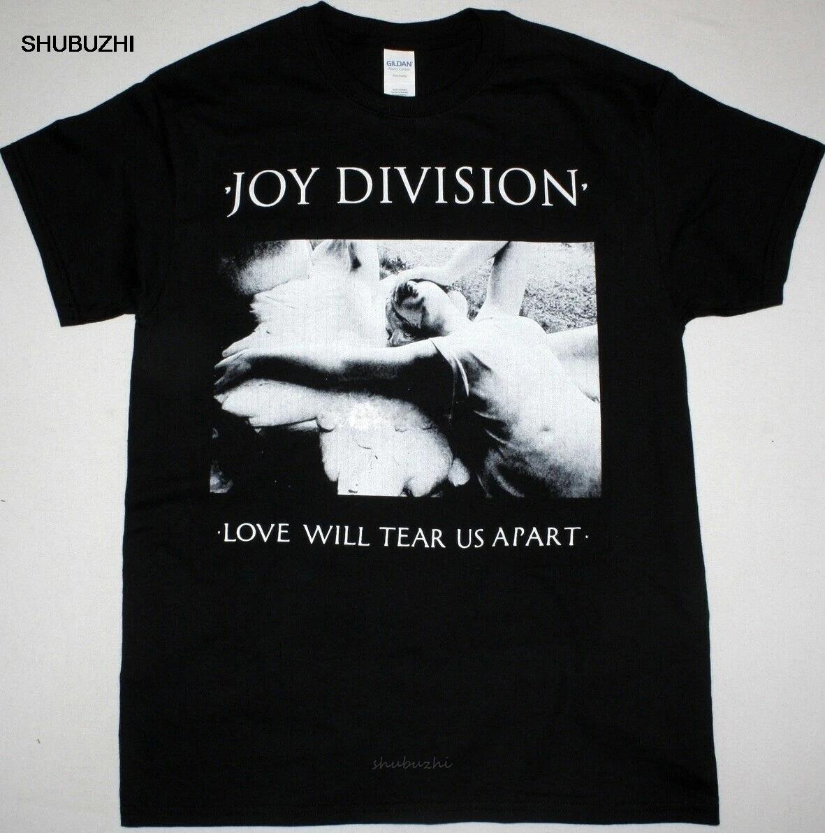 

JOY DIVISION LOVE WILL TEAR US APART BLACK T SHIRT POST PUNK NEW ORDER cotton tshirt men summer fashion t-shirt euro size 4XL