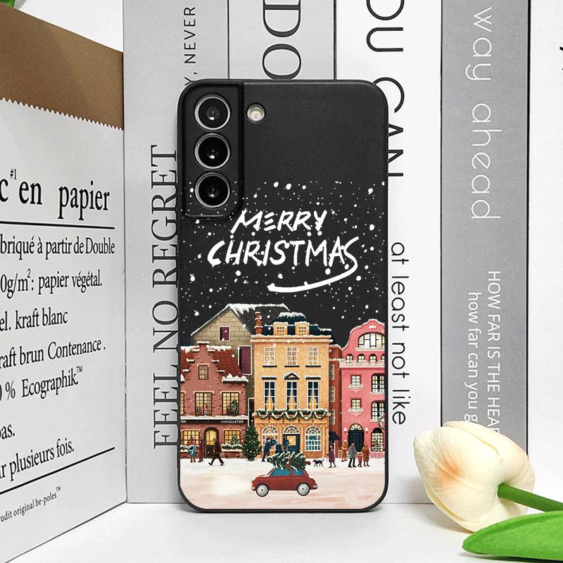 

Christmas Building Winter Snow Scenery Phone Case for Google Pixel 10 9A 8 A 7A 6 A 7 PRO 8 9 Pro XL 4G 5G Shockproof Soft Cover Google Pixel 7a