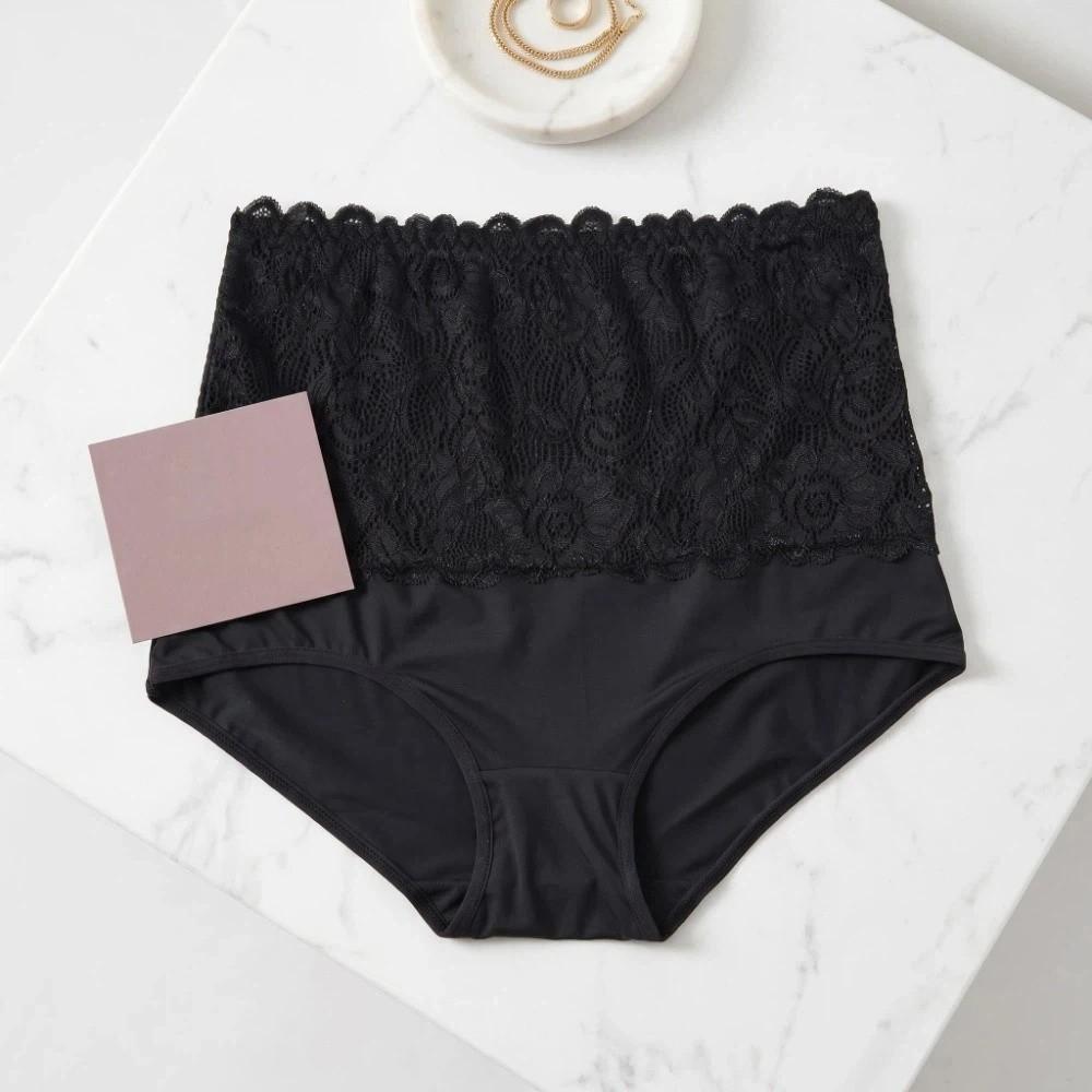 Tummy Control Lace Butt Lifter Briefs Shapewear Women Underwear Lace Slimming Shapers  Female