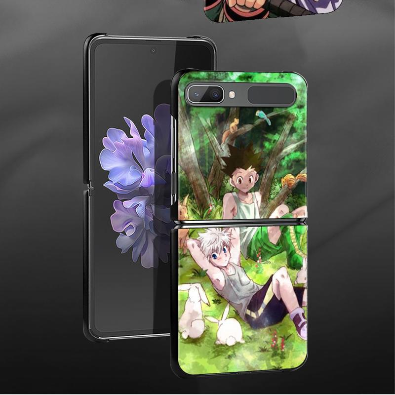 Hunter ×Hunter Gon Freecss Telefon Kılıfı Için Samsung Galaxy Z Flip 4 Z Flip3 5g Kabuk Galaxy Z Flip Sert Kapak Couqe