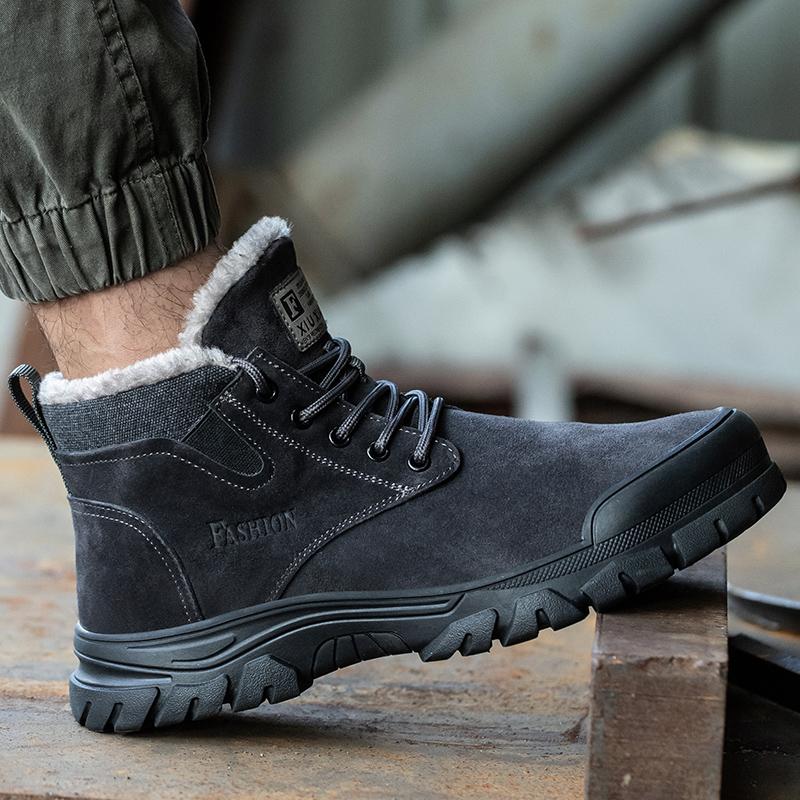 Work Safetyshoes For Men  Anti-puncture Indestructible Work Shoes Fashion Work Shoes Outdoor Work Shoes Steel Toe Cap Boots