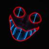 LED Snake Eye Mask Halloween Carnival Ghost Step Dance Costume Prop Scary Halloween Mask Glowing Snake Killer Mask For Men