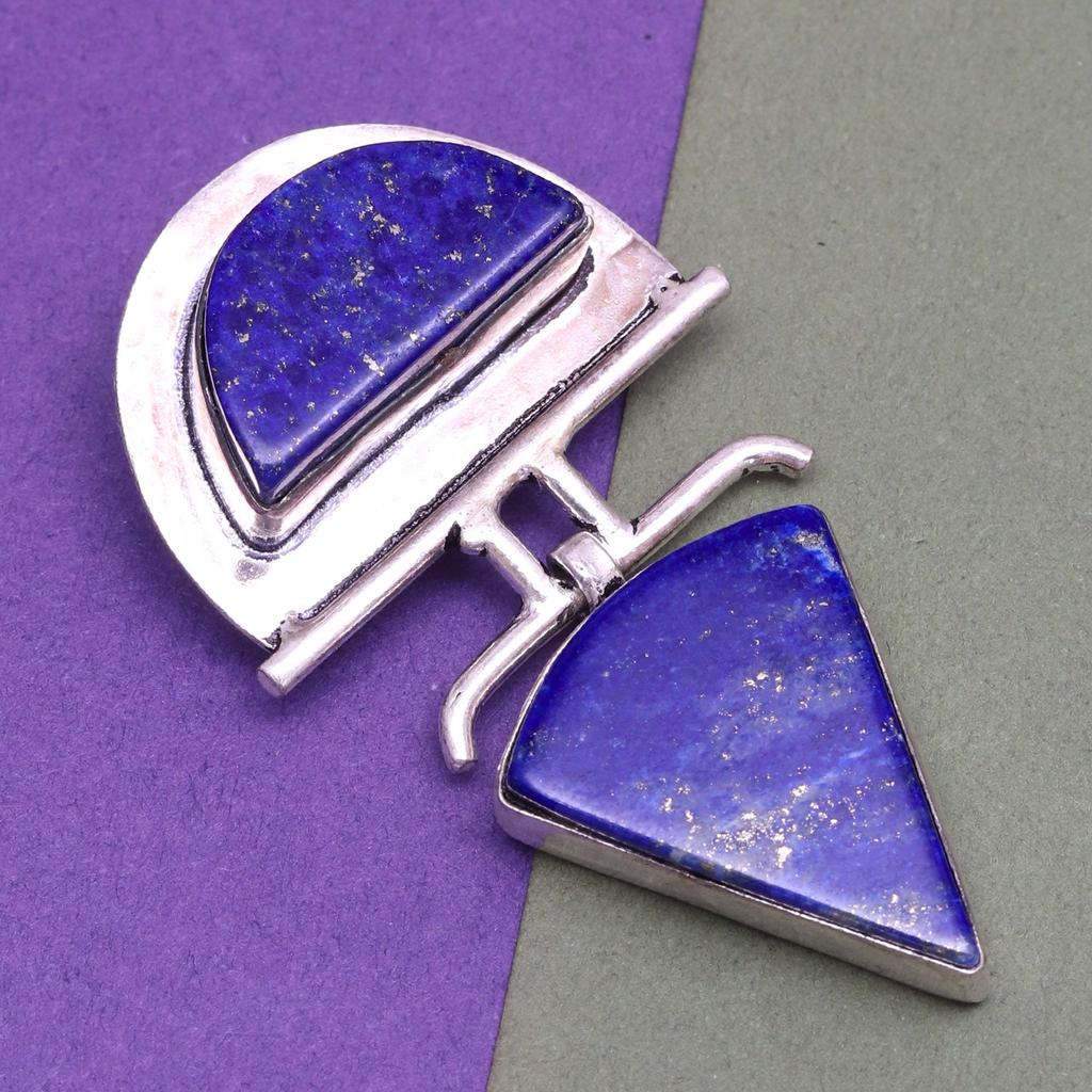 Lapis Necklace Blue Topaz Lazuli Gifted Pendant Jewelry Nicky