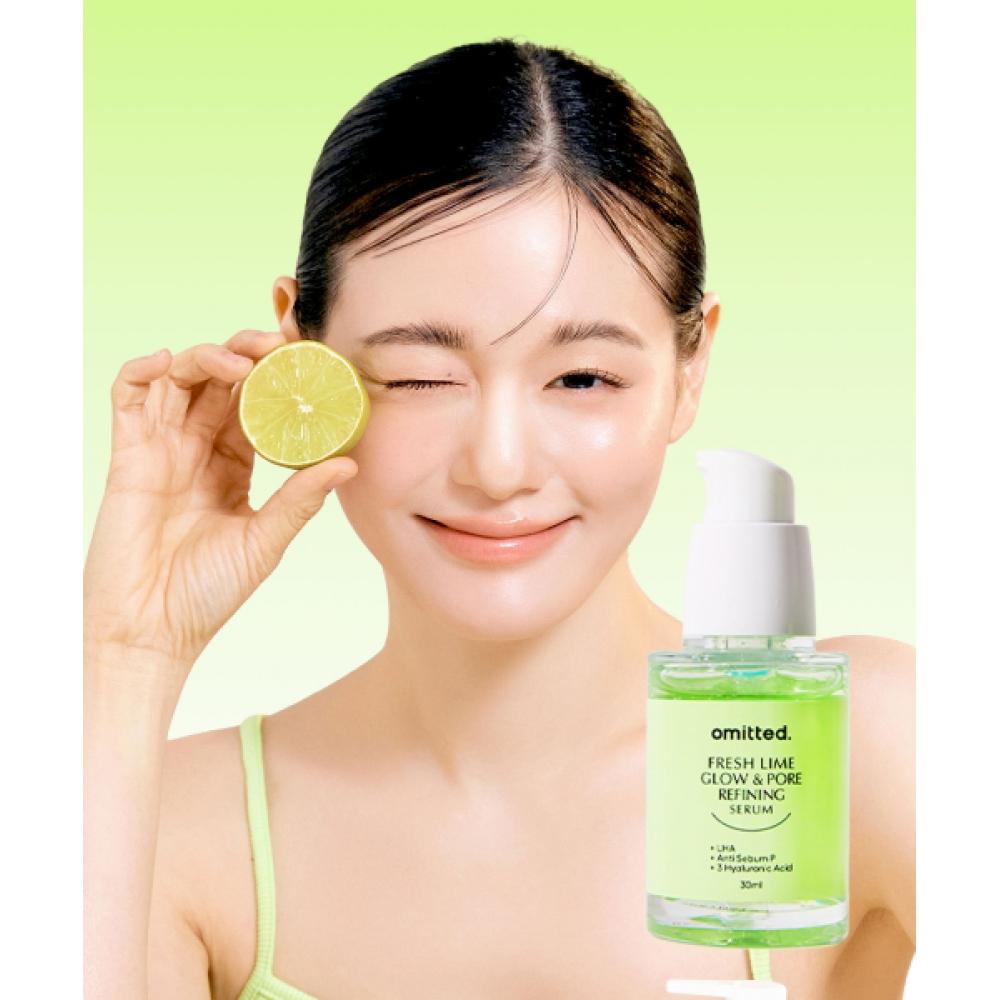 Omnishing [2pack] Fresh Lime Lha Brightening Pore Serum 50ml X 2