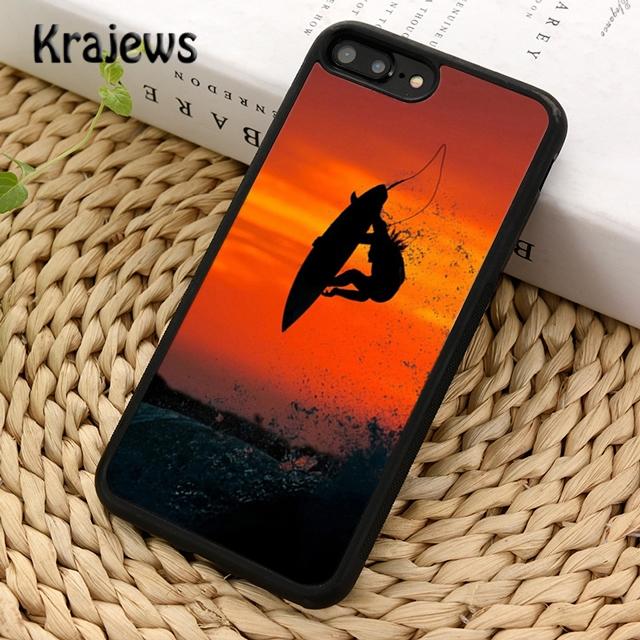 Krajews Surfer Surf Hang Loose Shaka Phone Case Cover For iPhone 17 Air 16 15 14 plus 11 12 13 pro max coque