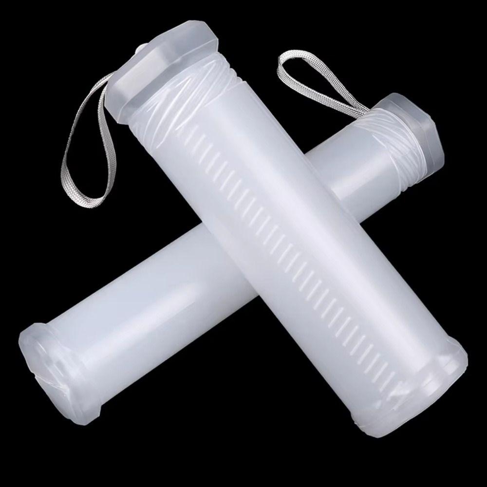Adjustable Height Telescopic Pen Holder Transparent Cylinder Brush Storage Pen Organizer
