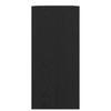 Bookshelf Black Oak Effect 68.5 x 32 x 68.5 cm