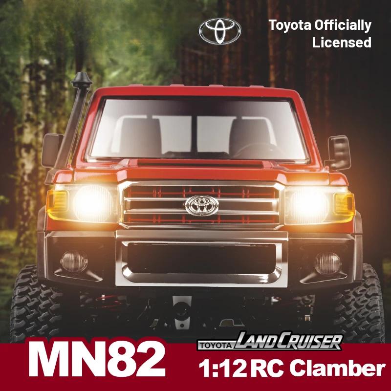 Nový MN82 1:12 Retro RC auta s LED světly Plnohodnotná simulace LC79 Professional 4WD pickup RC Truck Model Toys
