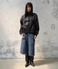 Daibeuinumeon W Washed Cotton Burmuda Pants (Navy)
