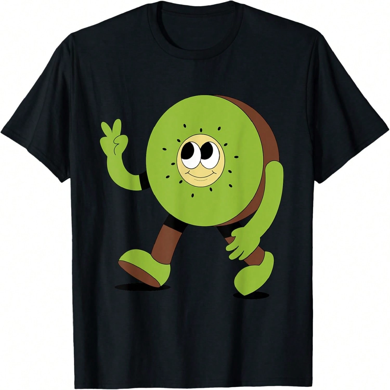 Kiwi Bird And Fruit Joke New Zealand Kiwi T-Shirt S