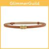 Genuine Leather Womens Fashion Belt With Pearl Detail For Casual And Formal Wear