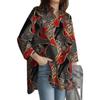 2026 Spring European & American Fashion: Women's Printed Long-Sleeve Casual Tops