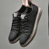 Genuine Leather Men Casual Shoes Designer Luxury Brand Lace Up Skateboard Sneakers Italian Men's Shoes Mocassins Plus Size 47